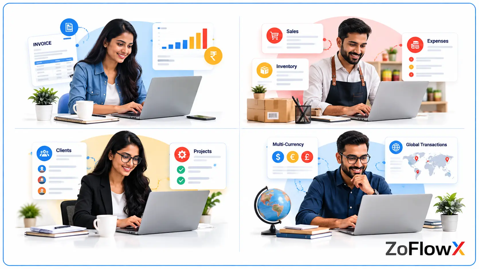 Accounting software options for freelancers, retailers, service businesses and exporters