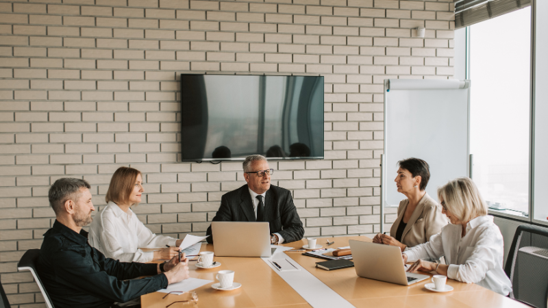 Zoho solution provider in Chennai discussing CRM services with a business team