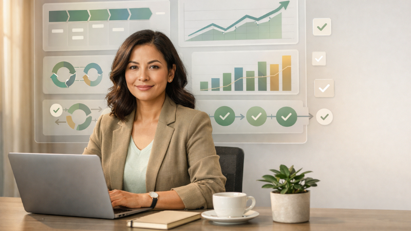 SMB professional using Zoho CRM for long-term automation and growth