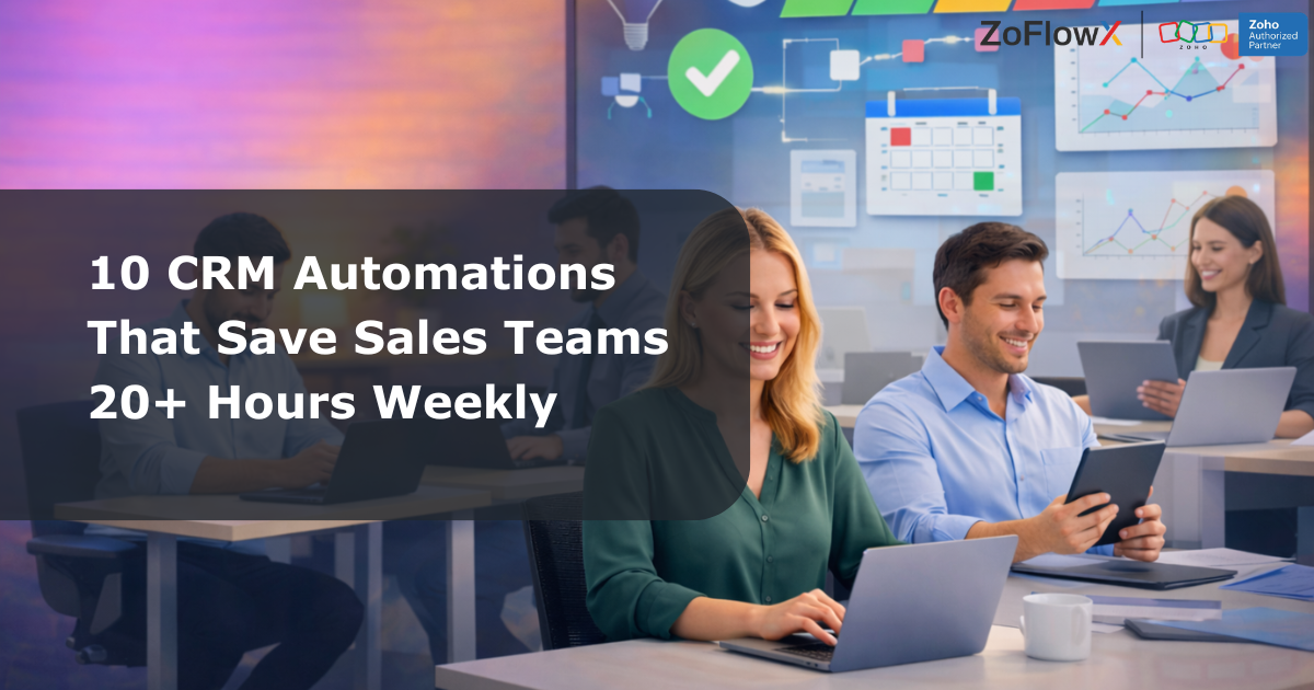 CRM Automation: 10 Workflows That Can Save Your Sales Team 20+ Hours Per Week