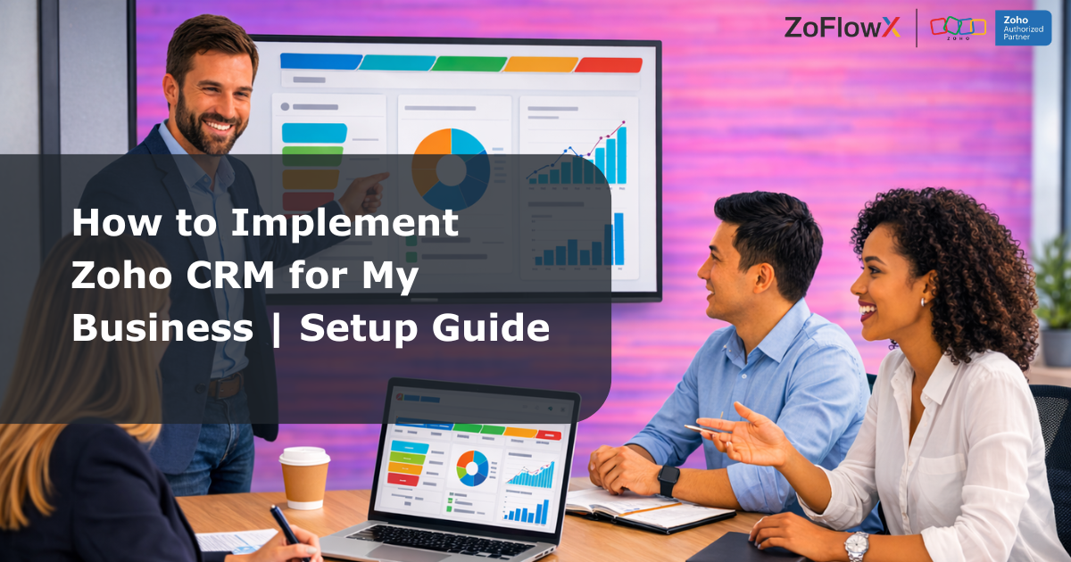 how to implement zoho crm for my business