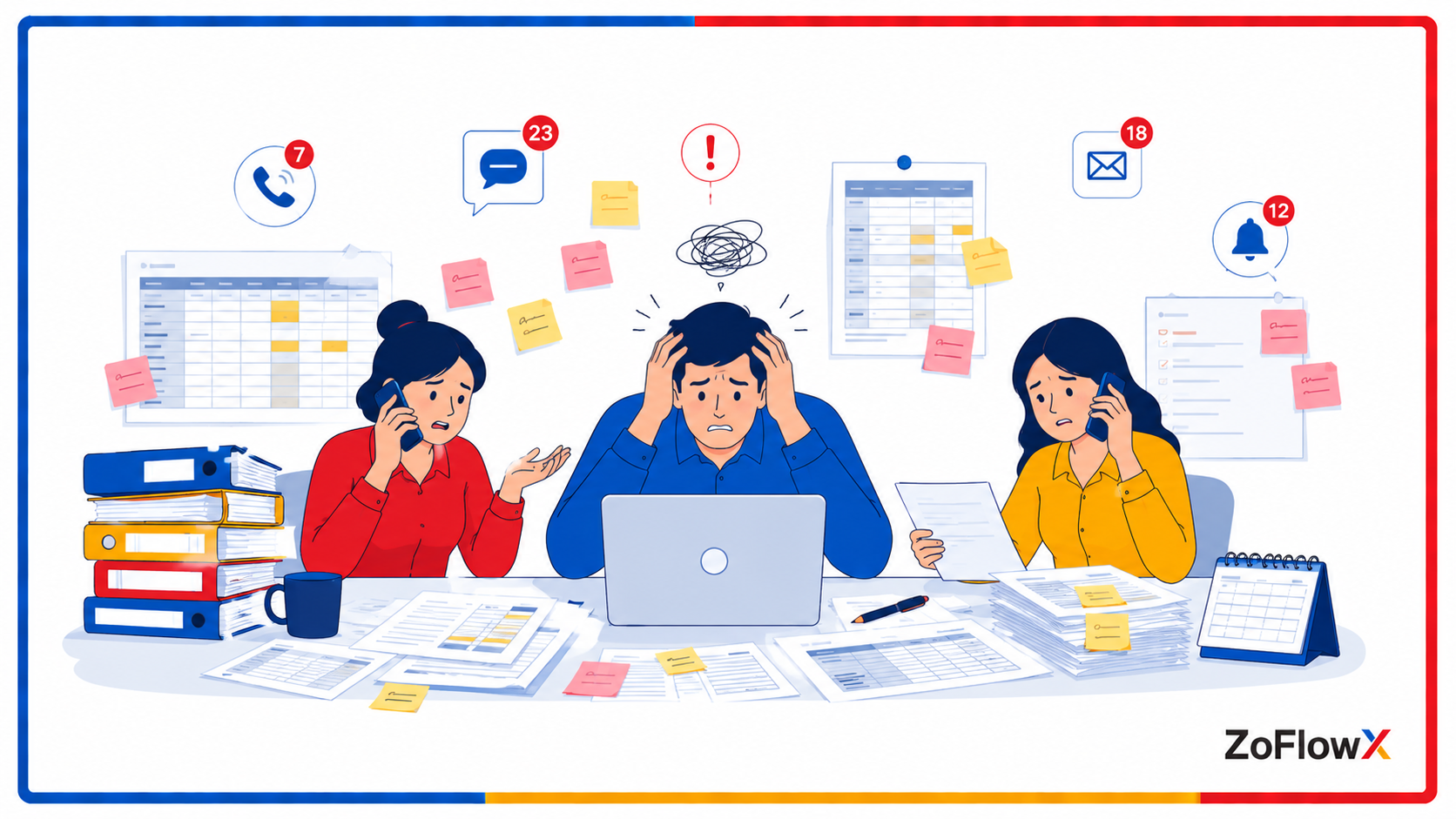Travel agency team struggling with spreadsheets and missed follow-ups without a CRM system.