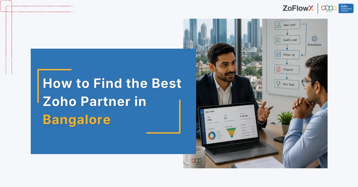 Best Zoho Partner in Bangalore helping a business choose the right Zoho implementation strategy