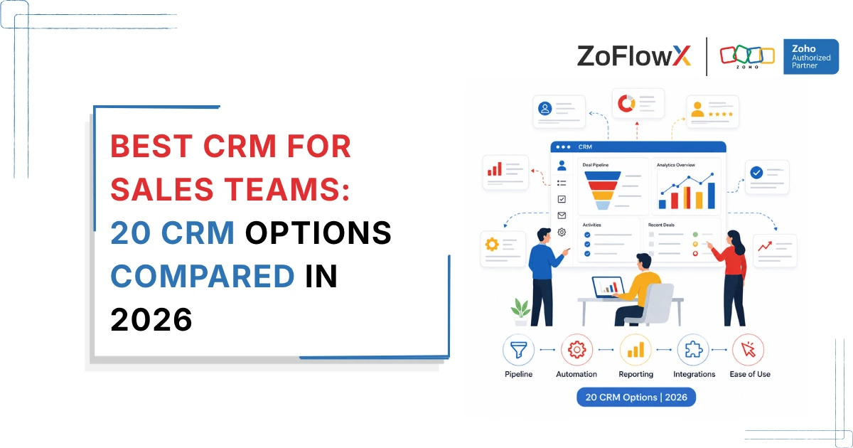 CRM comparison for sales teams evaluating 20 platforms in 2026